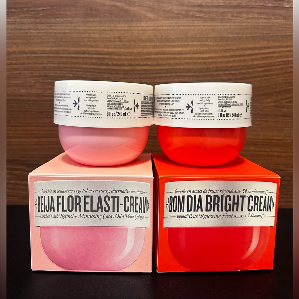 BNIB ‼️ 2 x 8.1 OZ SOL DE JANEIRO CREAM BUNDLE (240ml/each) NEW